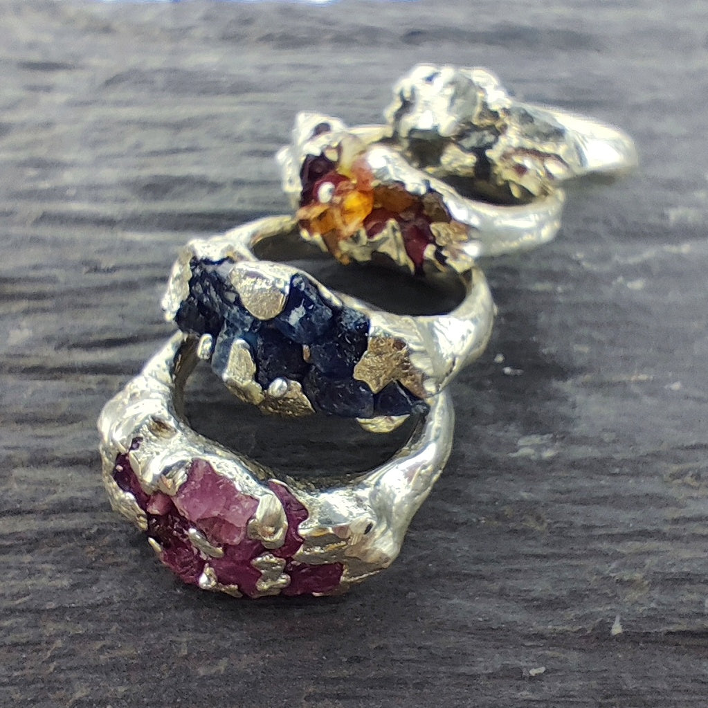 ANILLO ZAFIRO AZUL