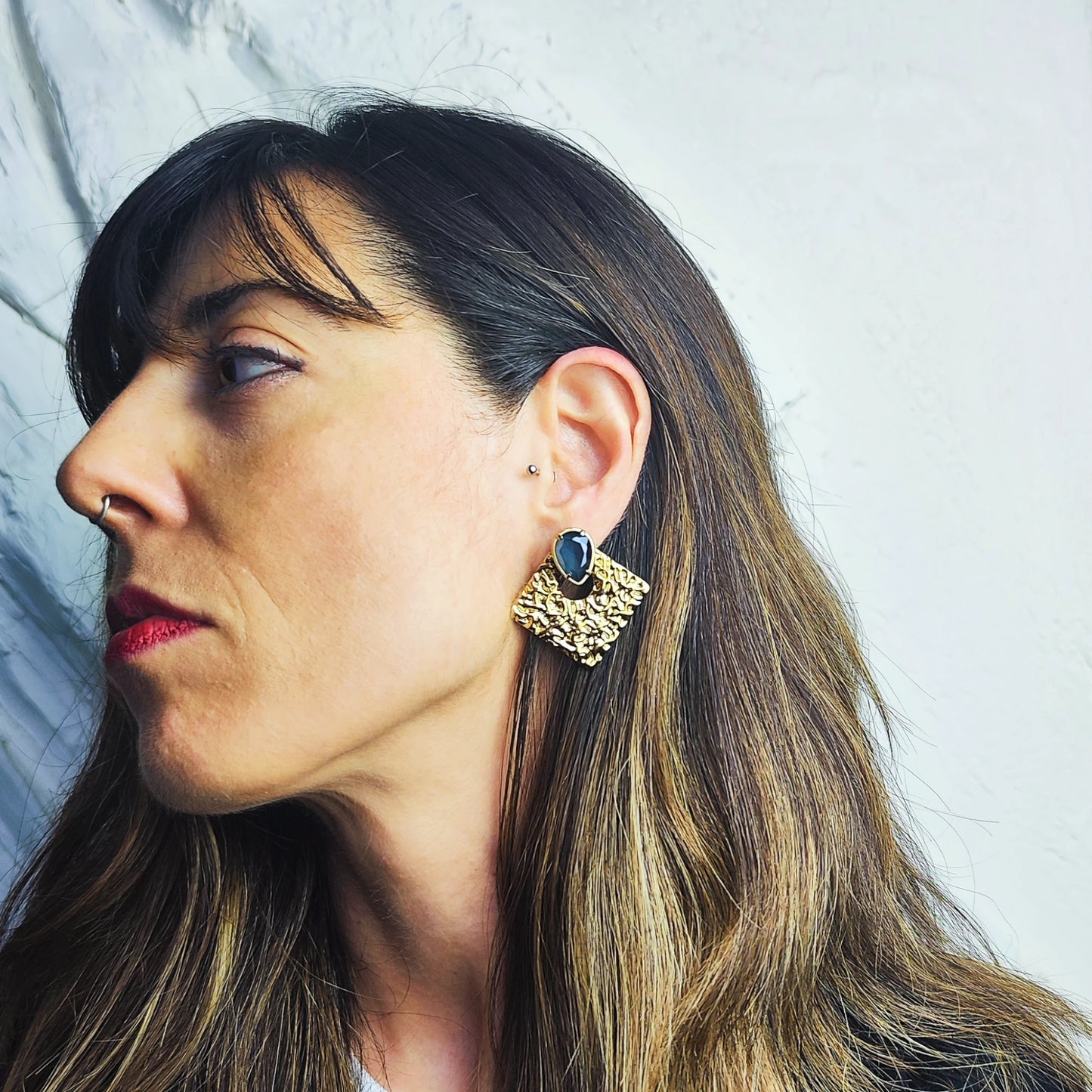 pendientes-dorados-fiesta-pendientes-para-mujer-dorados-pendientes-rombo