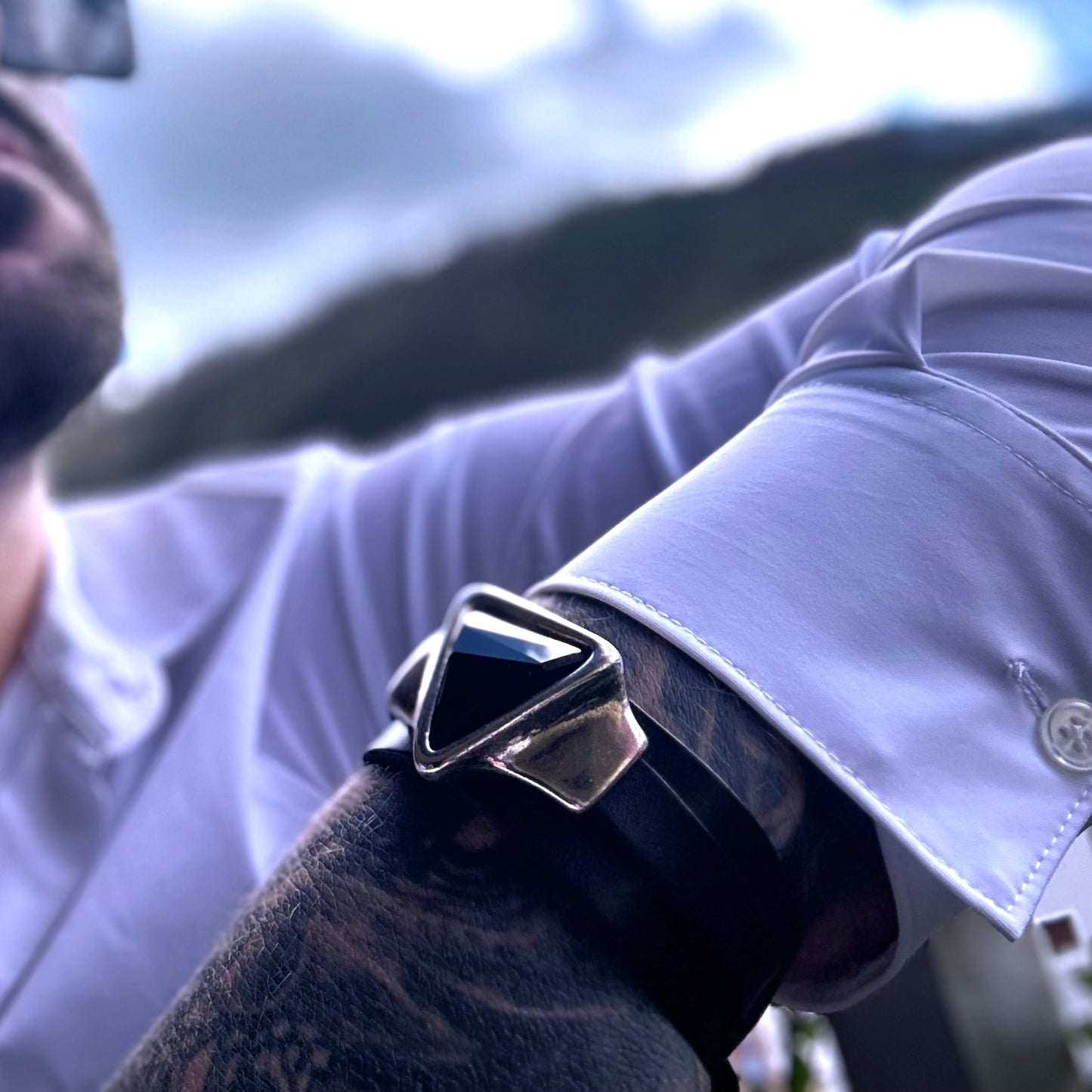 pulsera cuero hombre, pulsera de cuero hombre, pulsera piel hombre