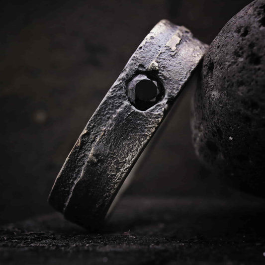 Anillo de plata con circonita