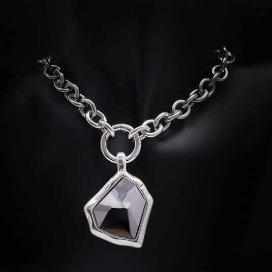 Collar eslabones grandes con colgante edición limitada