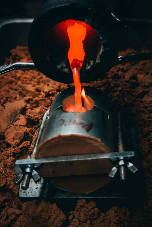 Fuego y Metal Líquido - Proceso Artesanal K2 Jewels